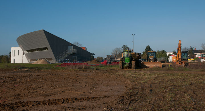 Le chantier de la Plaine des Sports