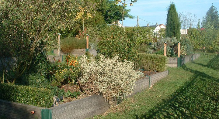 Le jardin romain. Crédit photo : Daniel Dufour