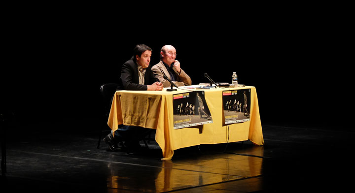 François Claude (Equinoxe) et Laurent Pointrenaux (Acteur - La Mouette) présentent la saison 2013/2014