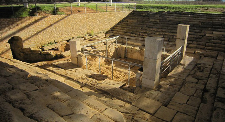 La fontaine monumentale. Crédit photo : musée d'Argentomagus