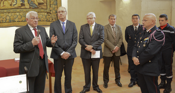 Discours de M Louis Pinton, Président du Conseil général de l'Indre, Président du Conseil d'administration du SDIS et Sénateur