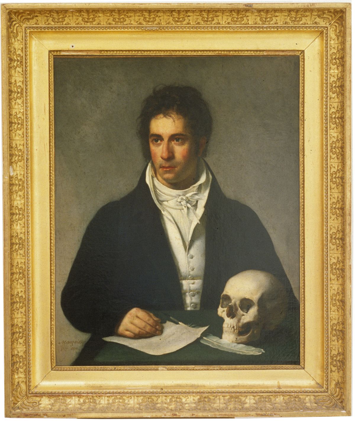 Pierre Heurtault du Mez jeune médecin, par Mauzaisse