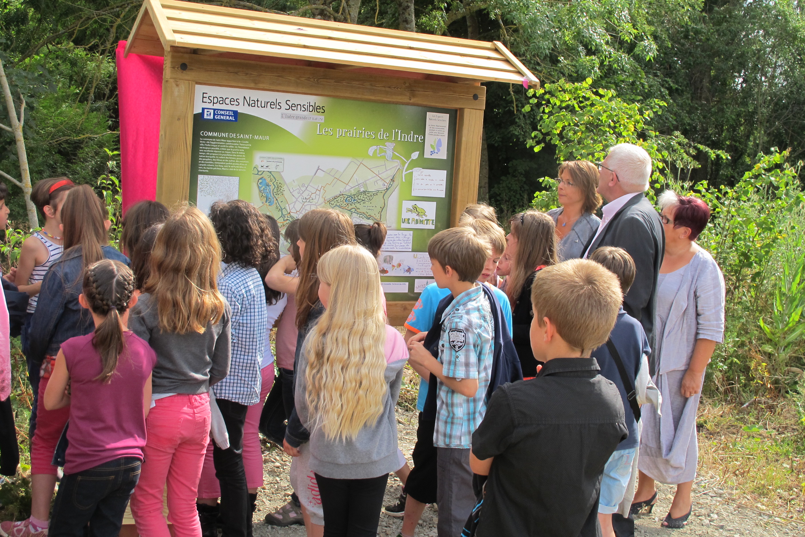 Inauguration du panneau de Saint-Maur © J. Beaumont