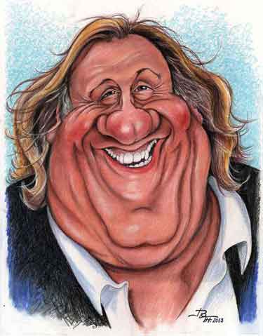 Gérard Depardieu par Roth