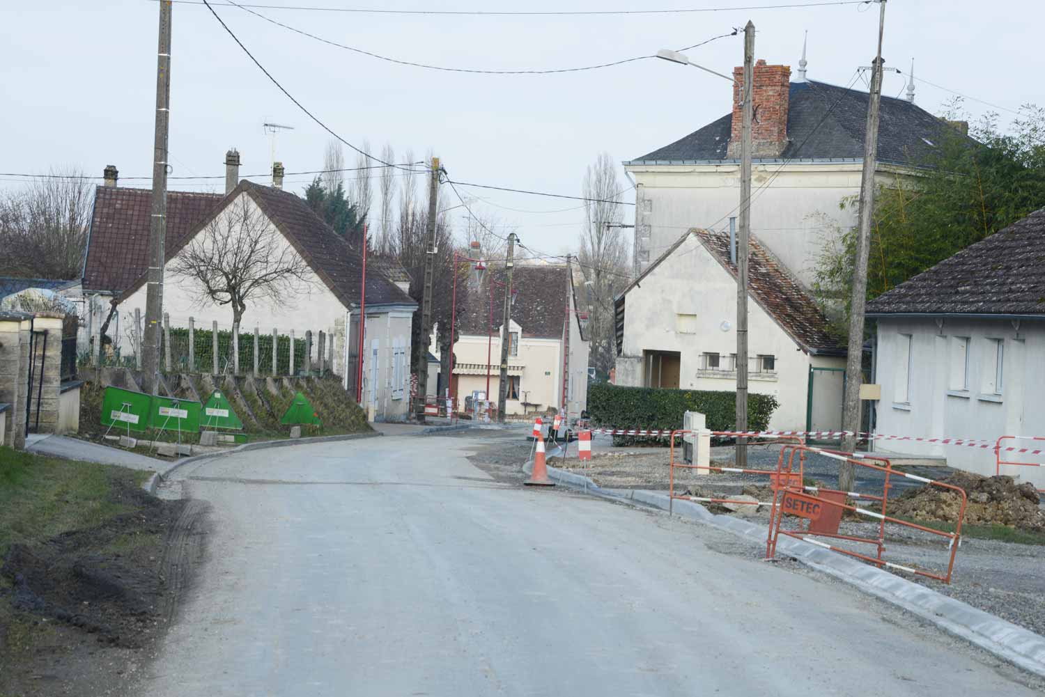 Commune de Heugnes en travaux