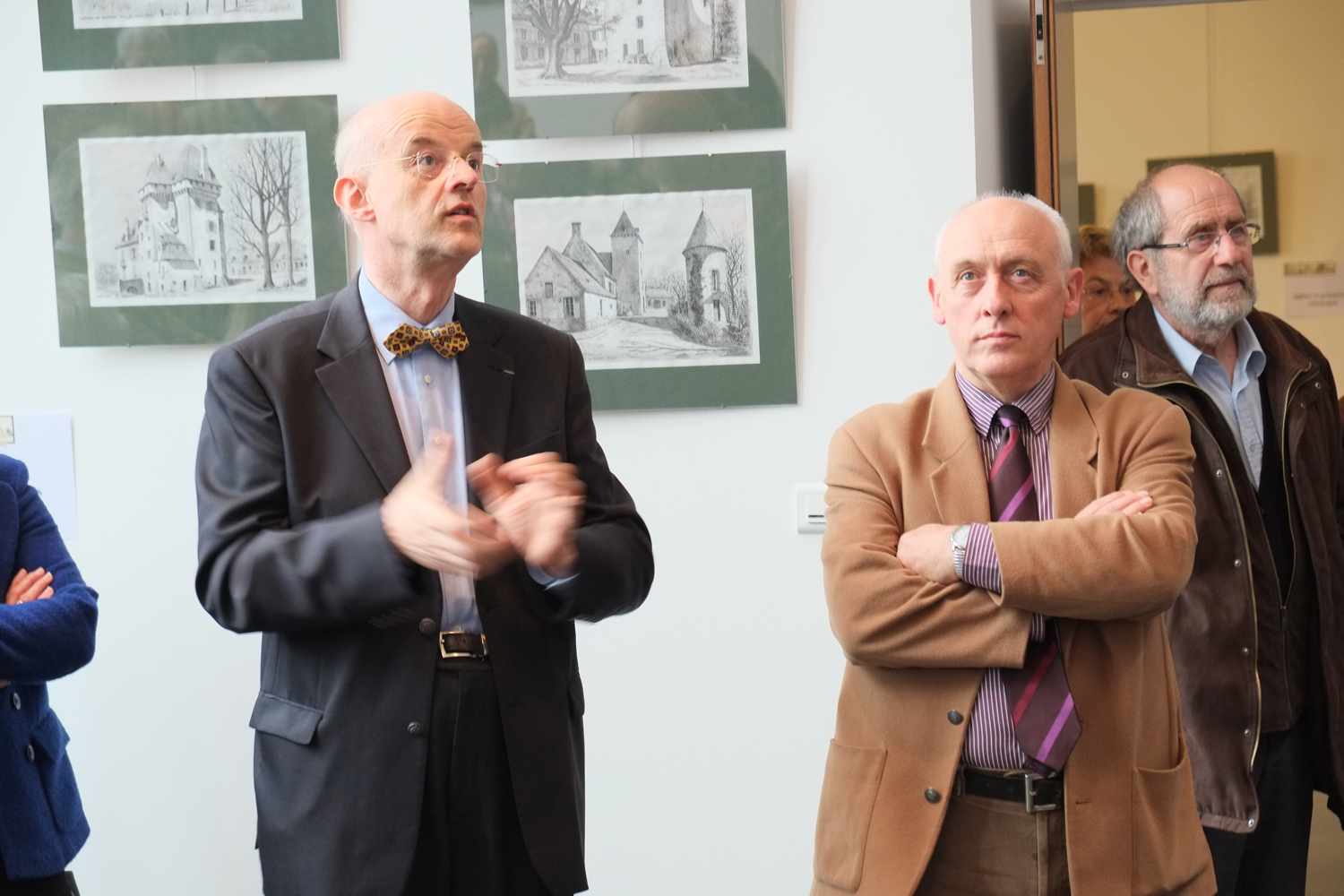 Pascal Pauvrehomme, Conseiller général du Canton d'Issoudun-Nord et Marc Du Pouget Conservateur des Archives Départementales