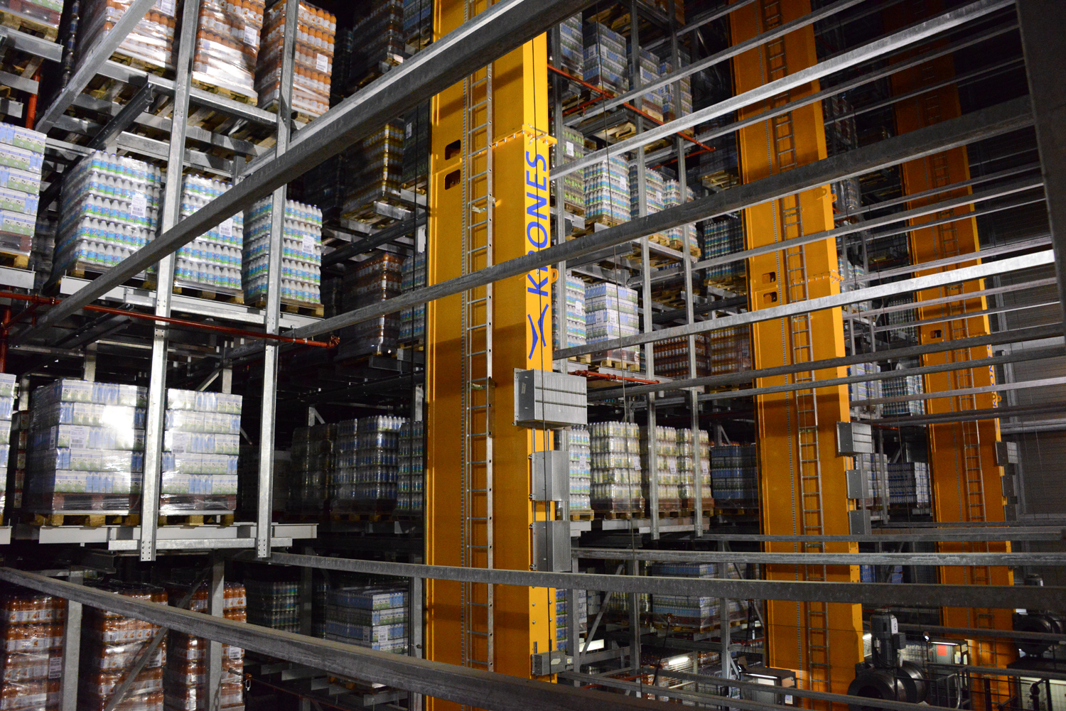 Le nouveau bâtiment capable de stocker 30 000 palettes de lait