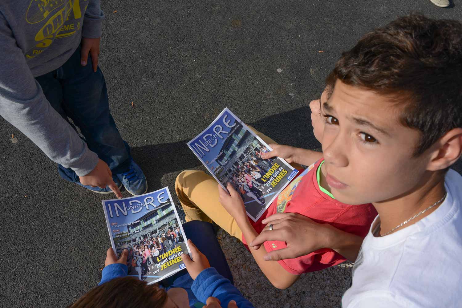 De futurs jeunes lecteurs du magazine du Département Indre Union, normal on parle d'eux