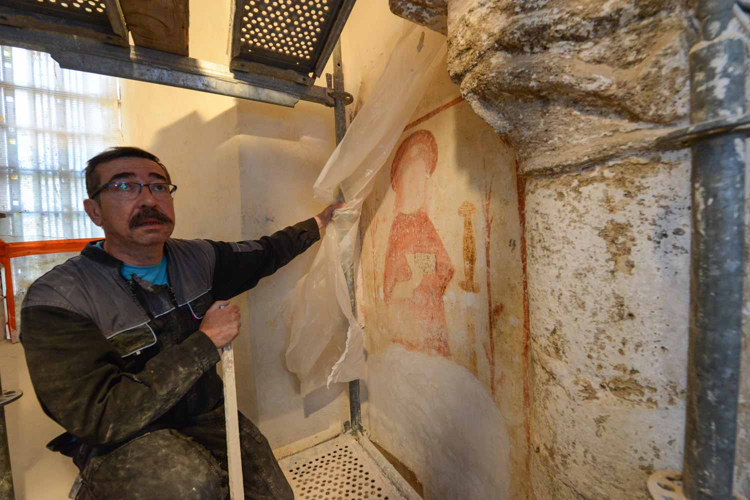 La découverte de nouvelles fresques