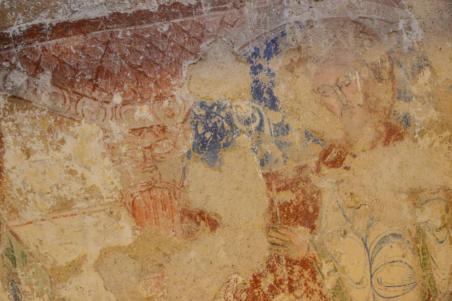 Magnifiques couleurs pour certaines fresques vieilles de plusieurs siècles