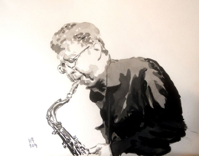 Saxo ténor à lunettes