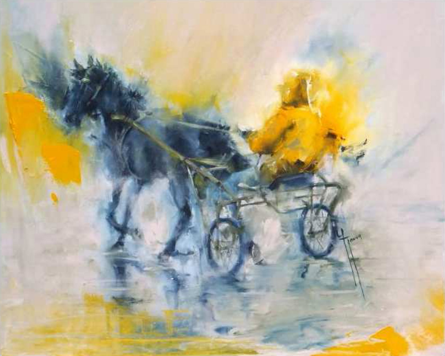 Trot matinal © Yveline JAVER