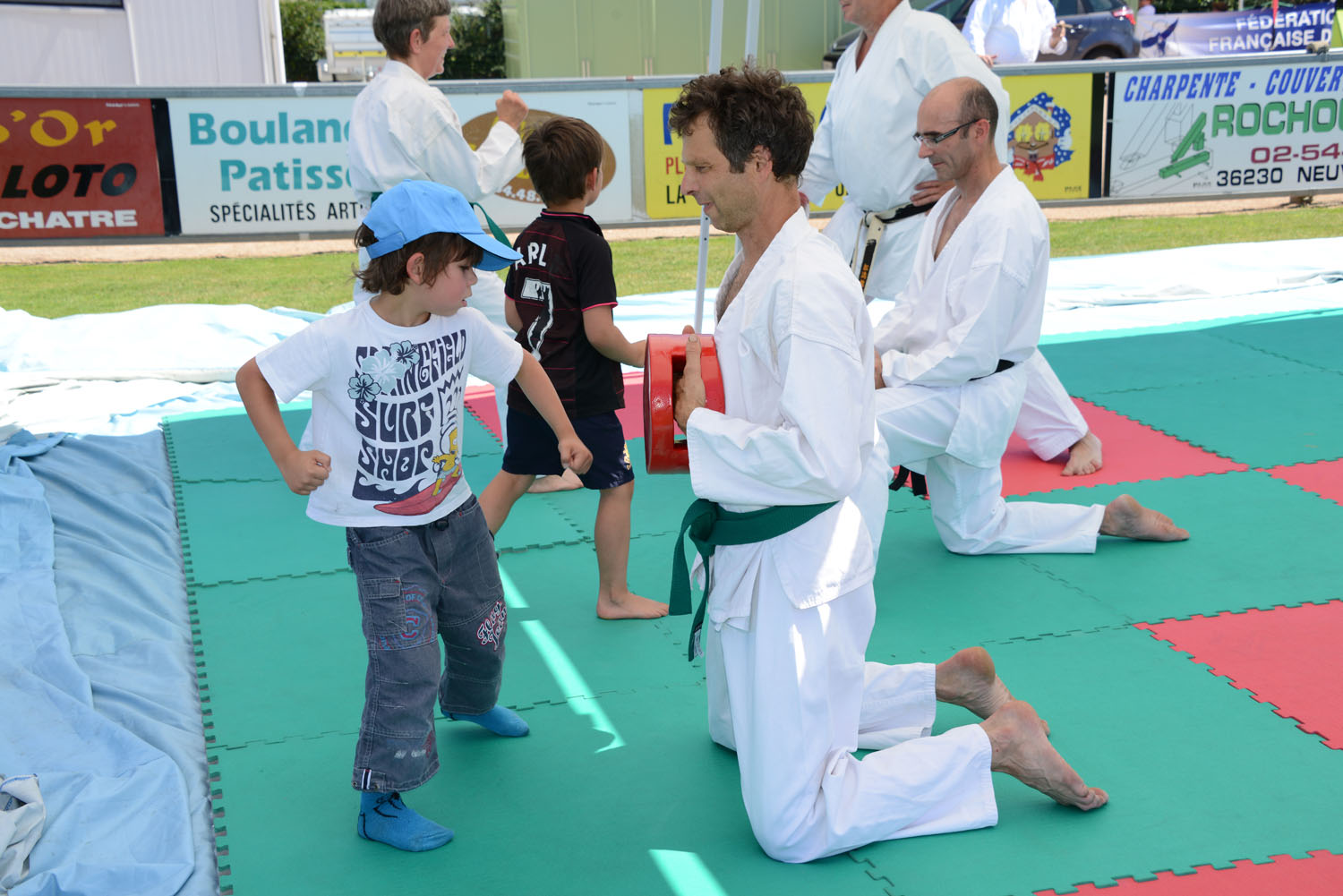 Il n'y a pas d'age pour apprendre la karaté