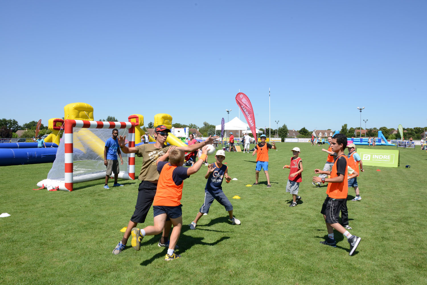 Match de Hanball sous le soleil