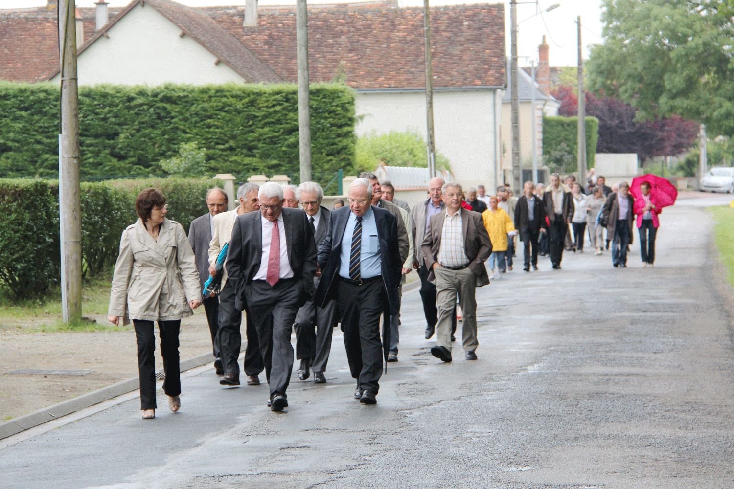 Le Président du Conseil général, Louis Pinton, accompagné de Williams Lauérière, Conseiller général du canton de Châtillon-sur-Indre et Madame Marie-José Blanchet, Maire, étaient présents pour cette inauguration.