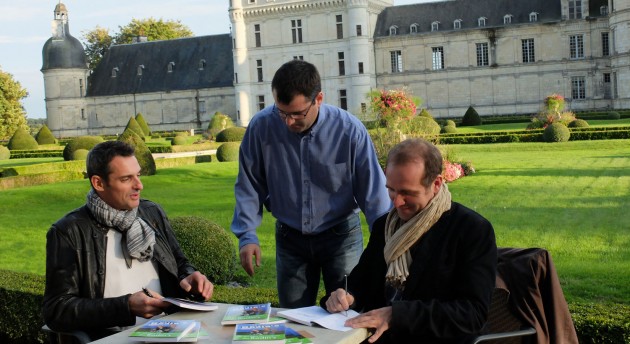 Vincent Dubois (Maria Bodin), Christophe Gervais (Auteur) et Jean-Christian Fraiscinet (Christian Bodin).